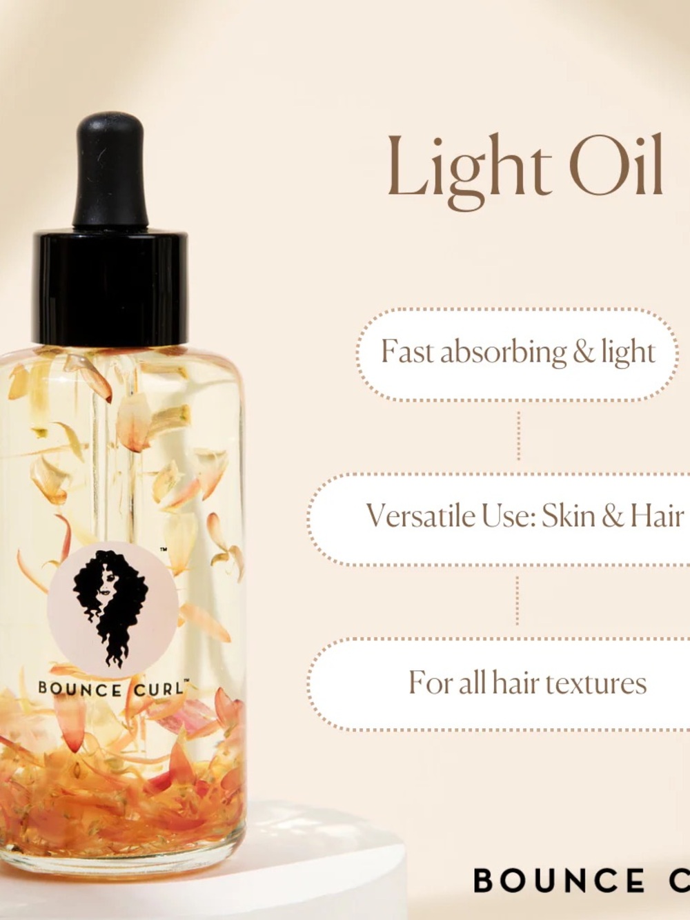 Bounce Curl Hair Oil + Edge Lift Brush + WET Brush - Picture 3 of 5